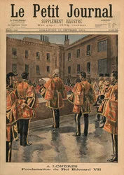 Proclamation of King Edward VII, London, Front Cover Illustration from 